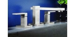 Square Faucet with Flat Lever Handles