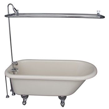 Bisque Anthea Tub & Shower Chrome 4191-54