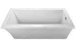 Rectangle Bath with End Drain