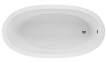 Modern Oval Tub with End Drain