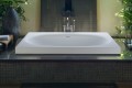 Akana Drop-in Bathtub Installed in a Tile Surround