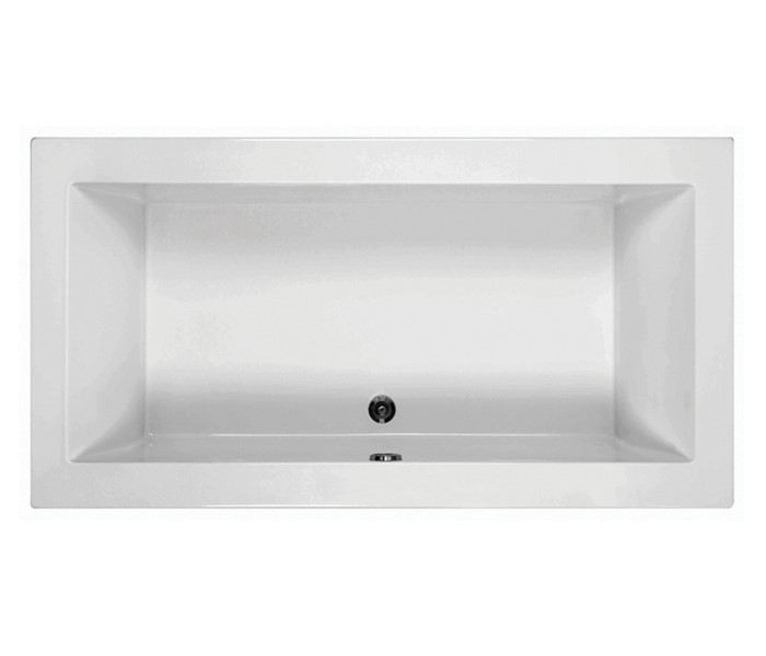 Mti Andrea 22 Bathtub Whirlpool Air Tub Soaking Modern Rectangle Tub With Flat Rim Center Drain