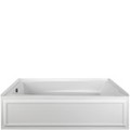 Alcove Tub with Panel Skirt and Flange, Armrests