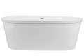 Oval Bath with Angled Sides, Overlapping Rim