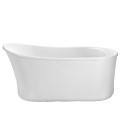 Slipper Freestanding Bath with Wide Deck at Drain Side