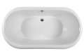 Oval Bath with Center-Side Drain