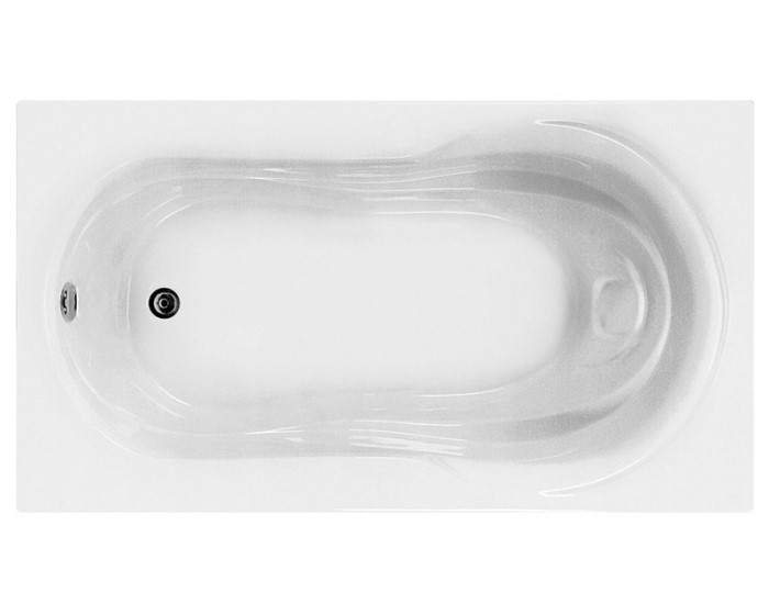 Reflection 4 Rectangle Tub with Oval Bathing Area