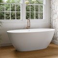 Oval Freestanding Bath with Smooth Curving Skirt