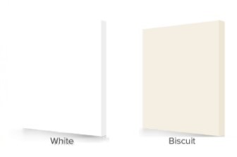 Standard Colors White and Biscuit
