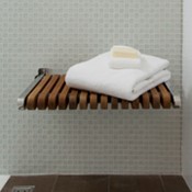 Teak Fold Up Shower Seat