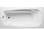 Rectangle 72 x 36 Tub, Oval Bathing Area, End Drain, Armrests