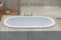 Lynn Installed as a Drop-in Bathtub, Freestanding Tile Surround