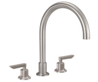 High Curving Spout with Lever Handles