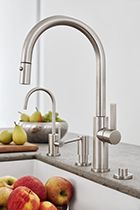 Corsano Contemporary Pull-down Kitchen Faucet with Accessories
