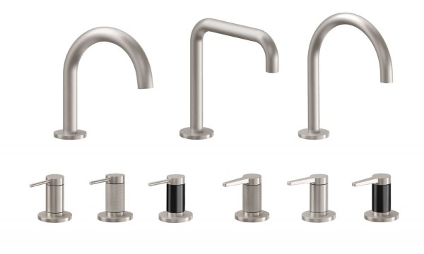 Modern Faucet Series with 3 Spout & 6 Handle Choices