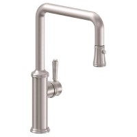 Squared Spout, Pull-down Spray, Push Button Trigger