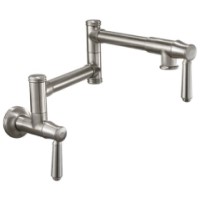 Swivel Pot Filler with Two Handles, Traditional accents