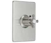 Rectangle Thermostatic, Cross Handle