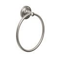 Towel Ring with Knurl Accent
