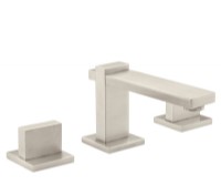 Widespread Faucet with Square Paddel Handles
