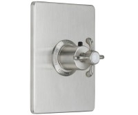 Rectangle Thermostatic, Drop Cross Handle
