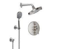 Multi-Function Shower Head, Shower Arm, Hand Shower on a Hook - 2 Lever Control