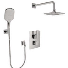 Square Thermostatic Control, Shower and Hand Shower