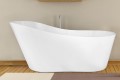 Slipper Bath with 1 Raised Backrest