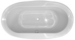 Ovale White Soaking Tub