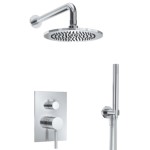Pressure Balance with Diverter Control, Hand Shower and Large Showerhead