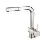 Modern Pull Out Spray Faucet with Square Design