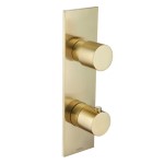 Round 2 Handle Thermostatic Control, Narrow Back Plate
