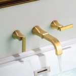 Curving Spout, Wall Mount, 2 Handle Tub Filler