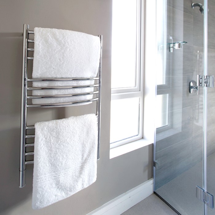 Curved Round Style Towel Warmer with 13 Cross Bars
