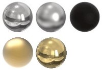 Polished, Brushed, Black Matte, Satin Brass or Polished Gold