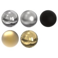 Polished, Brushed, Black Matte, Satin Brass or Polished Gold