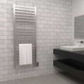 Square Style Brushed Towel Warmer with 20 Cross Bars