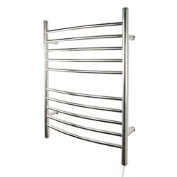 Curved Towel Rack Round Bars, Plug-in Cord