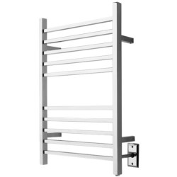 Straight Towel Rack Square Bars, Hardwire