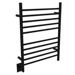 Straight Towel Rack Round Bars, Left Hardwire