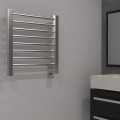 Oval Style Brushed Towel Warmer with 8 Cross Bars