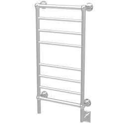 8 Bar Tradtional Styled Towel Warmer Shown in Polished