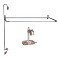 Tub Spout with Shower Riser and Shower Rod