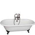 Clawfoot Tub, Deck Faucets