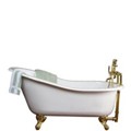 Slipper Tub Shown with Faucet Options
