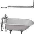 Freestanding Faucets, Shower Rod, Hand Shower, Clawfoot Tub