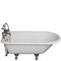 Deck Faucet with Hand Shower, Supplies, Clawfoot Tub