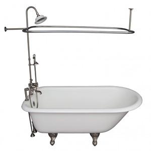 Deck Faucet with Hand Shower, Supplies, Shower Set, Clawfoot Tub