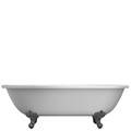 Imperial Paw Feet, Flat Rim Freestanding Bath