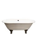 Flatter Rim, Raised Backrest, White Tub